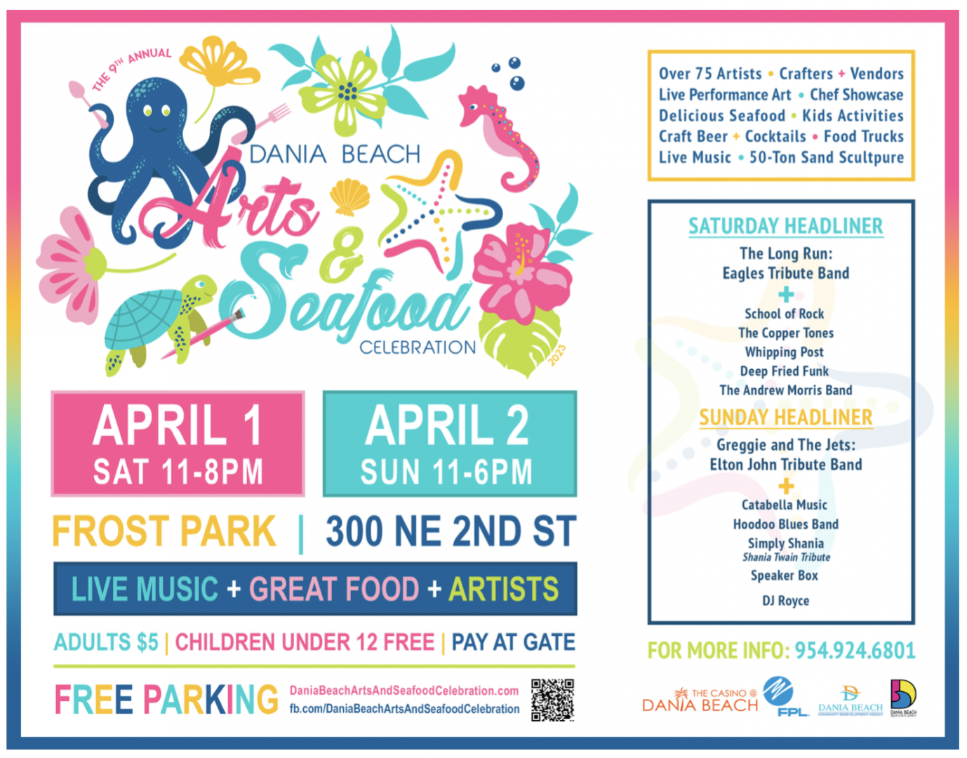Arts & Seafood Fesitval Dania Beach CRA